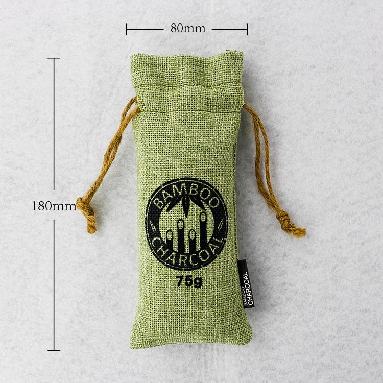 Nature Bamboo Charcoal Hemp Rope Bag Nature Bamboo Charcoal Hemp Rope Bag