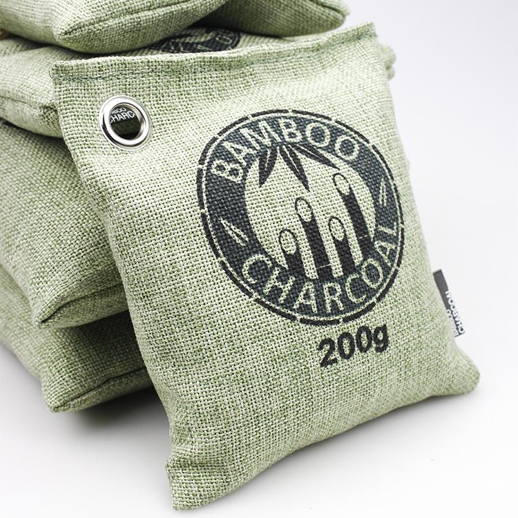 Lina bambusa kokogles, gaisa atsvaidzināšanas smaržas absorbētājs Bag for Car.jpg