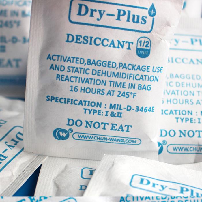 High Efficiency Desiccant Clay Tyvek Bags