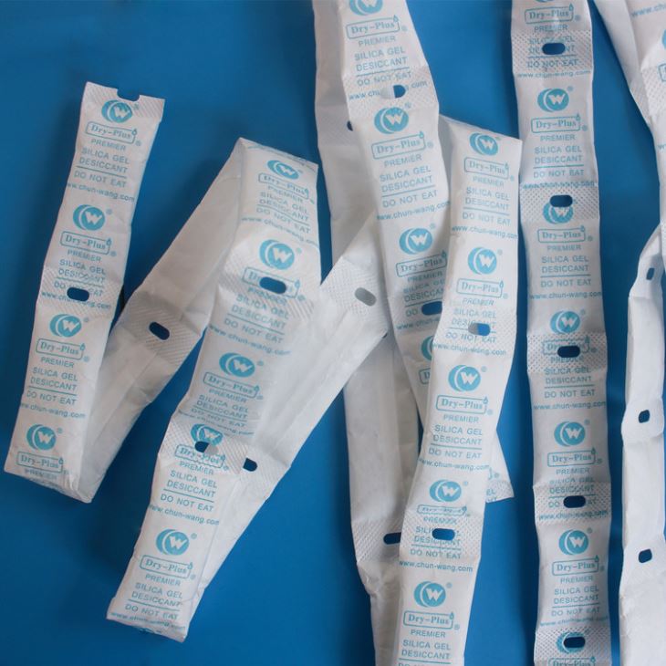 0.5g Silica Gel Mini Pack Strip In Tyvek