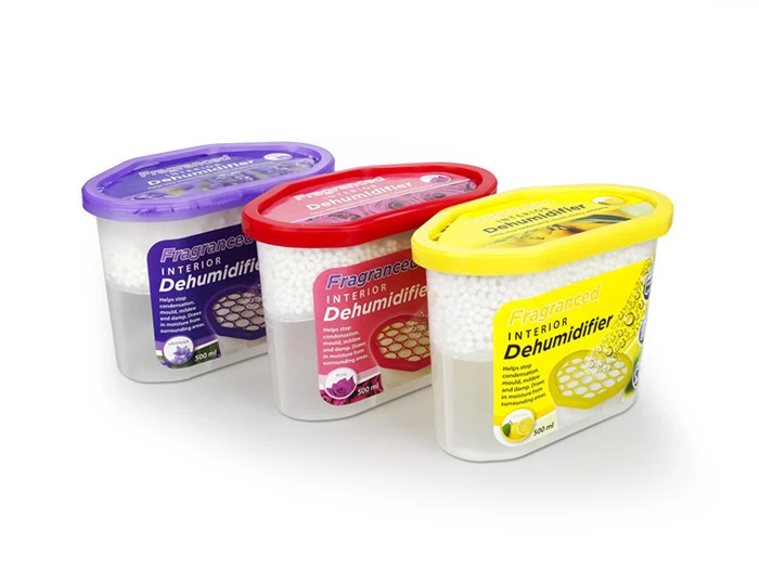 190 g difuzora aromāts Vienreizlietojamā dehumidistora kārba drēbju skapim