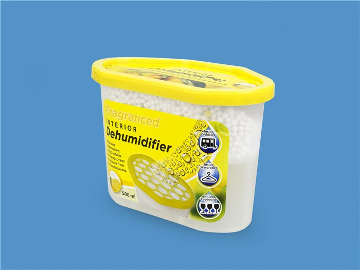 CaCl2 mitruma absorbētāja kārba mājsaimniecībai ar smaržvielām