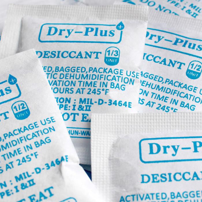 Montmorillonite Clay Desiccant Tyvek Paper