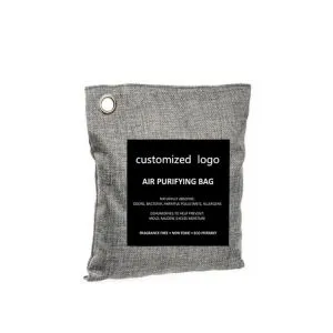 Auto gaisa attīrītājs Aktivizēts bambusa kokogles dezodoranta soma noņem smaku