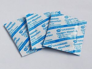 Skābekļa absorbētājs pārtikas produktu konservēšanai
