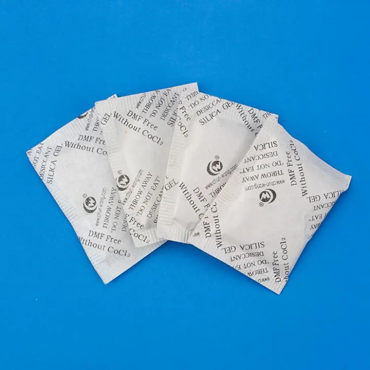 Dažāda iepakojuma materiāla silikagela desiccants