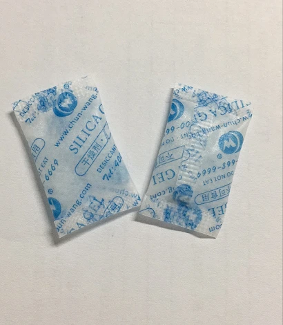 Testa komplekti Desiccant 0.5gm silika gēla iepakojums